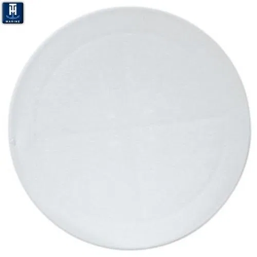 DPP-6-2-DP – T-H MARINE Boat Deck Plate, Pry Out 6 Inch Inner Diameter x 8 Inch Outer Diameter Polar White Single Wit...